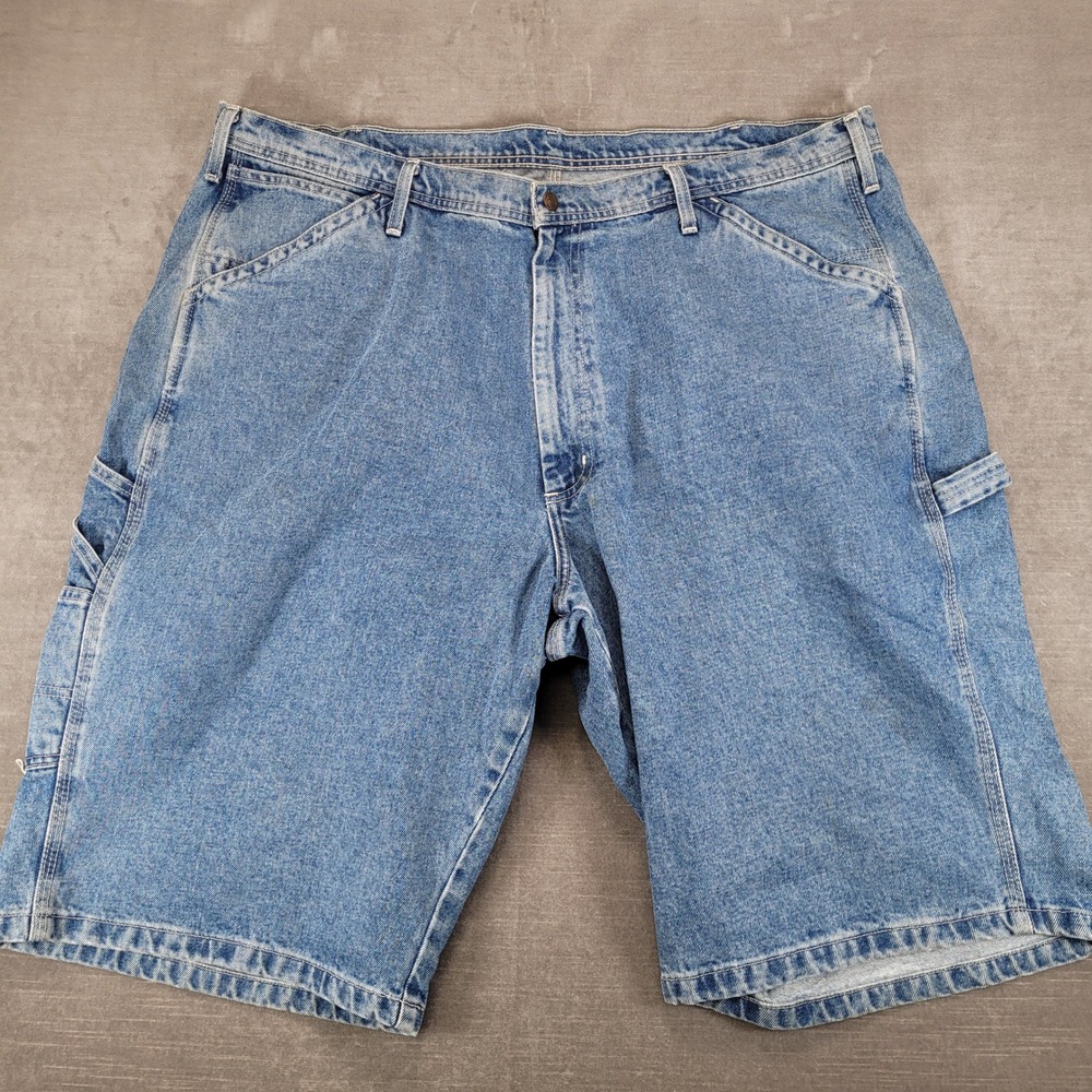 Polo Jeans Co Ralph Lauren Mens Blue Denim Carpenter Shorts Size 44